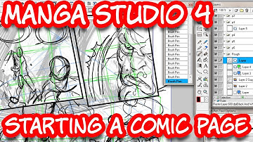 Starting a Comic Page - Scribbles with Jonathan