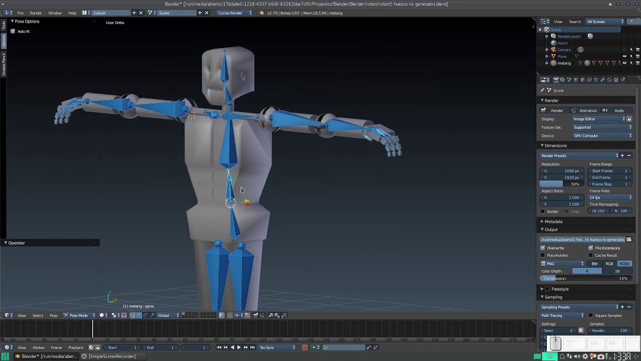 Blender: Modelado y Rigging de un robot 7 - YouTube