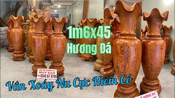 Lục Bình Vân Nu 1m6x44 Gỗ Hương Đá, Vân Cực Vip Cực Hiếm
