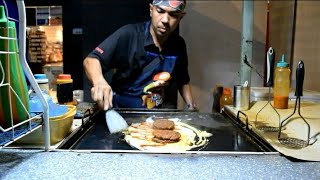 The Best Skill And Recipe Makes King Burger  | food street