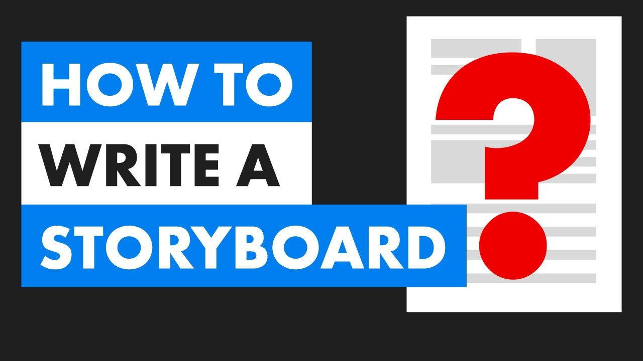 How To Create A Storyboard For Elearning (Instructional Design)