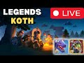 Root Ridin - Legends then KOTH #coclive #live #giftedbysupercell