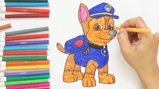 How to Draw Chase from Paw Patrol | D4K screenshot 2
