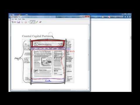 Capa de Code a 1-Column Layout - Introduction - Analyzing a Wireframe