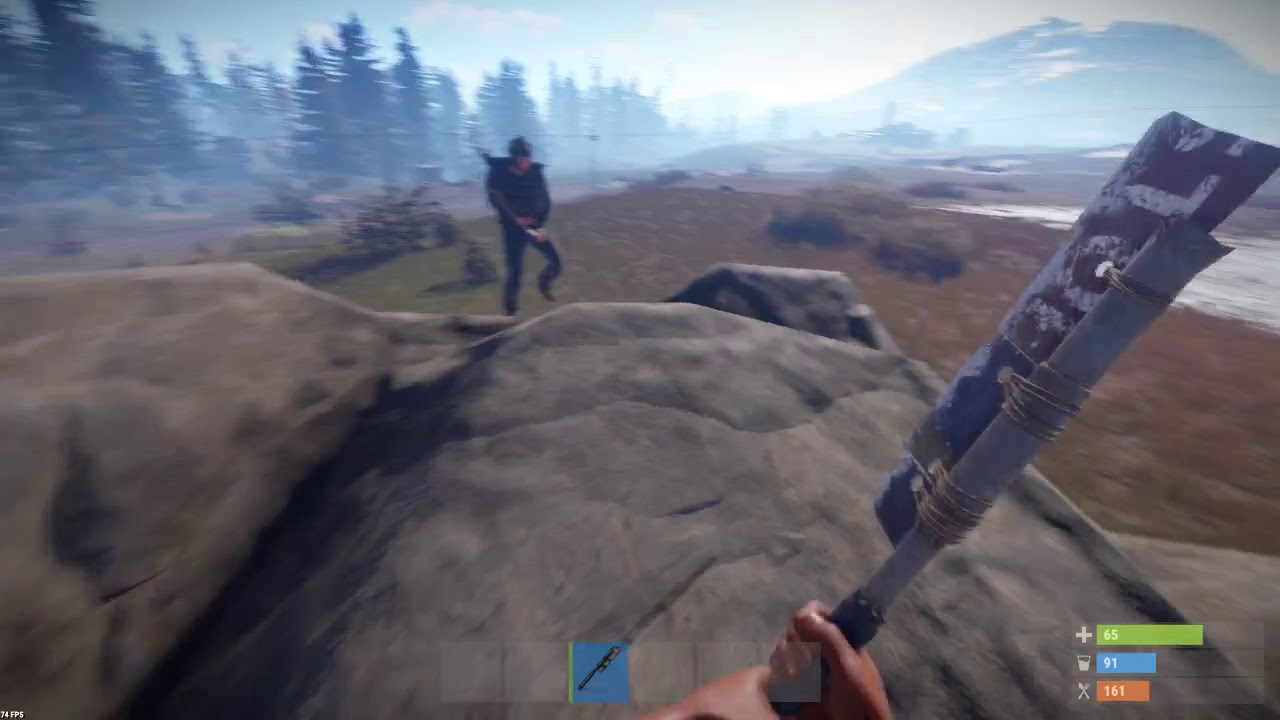 Rust Salvaged Cleaver Play - YouTube