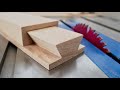 How To Make A Sliding Dovetail Joint on the Table Saw | Woodworking