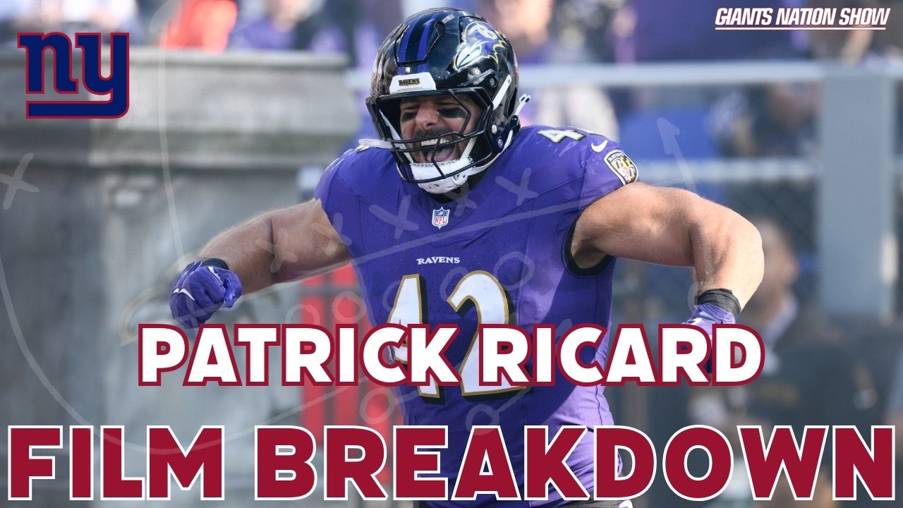 Giants FB Patrick Ricard Film Breakdown