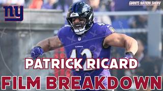 Giants FB Patrick Ricard Film Breakdown