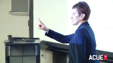 Brenda Gunderson - Engaging Students - ACUE Expert Series