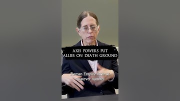 Axis Powers Put Allies on Death Ground | Sarah C.M. Paine | #worldwar2 #militarystrategy #hitler