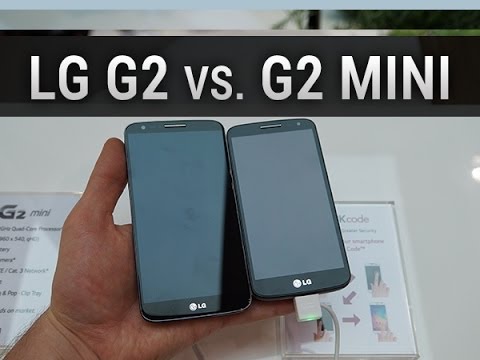 LG G2 vs LG G2 Mini, comparaison specs et design - par Test-Mobile.fr