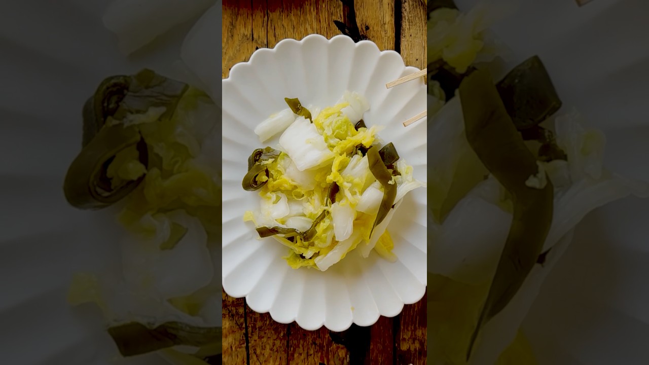 Easy Pickled Napa Cabbage | Japanese Home Cooking #shorts #picklerecipe