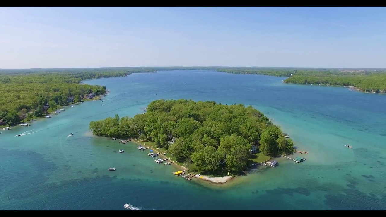 gull lake summer drone perfect day youtube