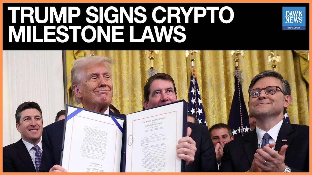Full Speech: Trump Signs GENIUS Act, First US Law Regulating Stablecoins,  Boosting Crypto Adoption