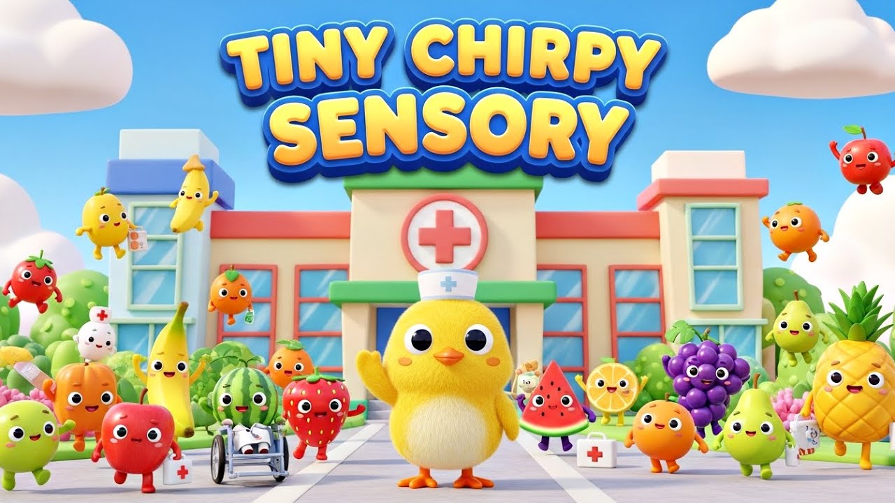 Baby Sensory - Colors, Music and Fun Animation | High Contrast Baby Sensory Video