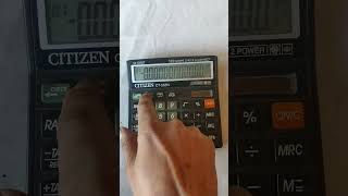 How to Close Citizen CT 555N/ CT-555N