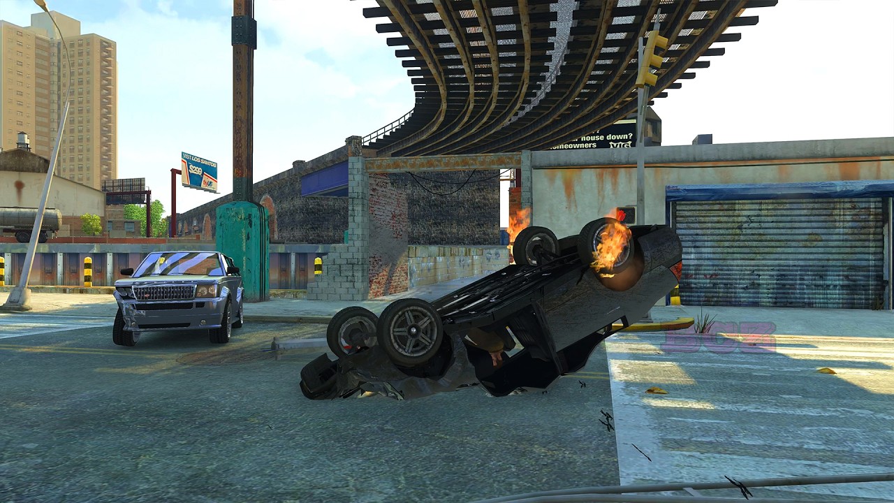 GTA 4 Crash Testing Real Car and continuous explosion #11 - YouTube