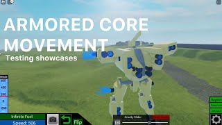 Plane crazy Mech Armored Core movement test