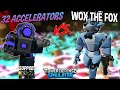 32 ACCELERATORS VS. WOX!! Tower Defense Simulator - ROBLOX