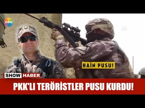 PKK'lı teröristler pusu kurdu!