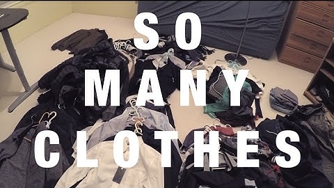 Becoming a Minimalist - Decluttering and Removing My Whole Wardrobe!!