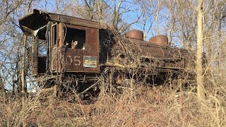 Exploring an abandoned P5a class 080 switcher GTW steam locomotive in Galt, Illinois USA.