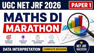 UGC NET JRF Paper 1 Data Interpretation Marathon 2026 | Complete DI in One Shot with PYQs | NET JRF