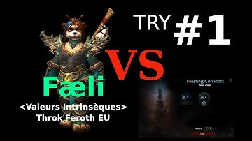 [WoW solo] Guillotine Brewmaster Monk versus Twisting Corridors layer 8 (Try #1)