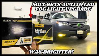 YELLOW AUXITO LED FOG LIGHT UPGRADE FOR OUR MDX