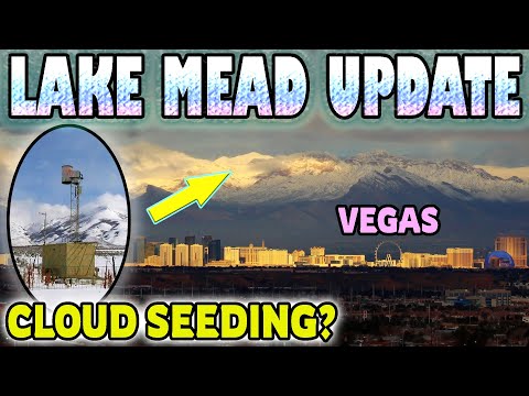 Lake Mead UPDATE | Cloud Seeding LAS VEGAS &amp; California RELEASES WATER! Spring 2024 Hoover Dam Level