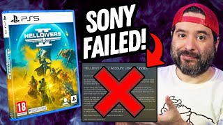 Sony Failed Helldivers 2 Psn Account Requirement Reversed