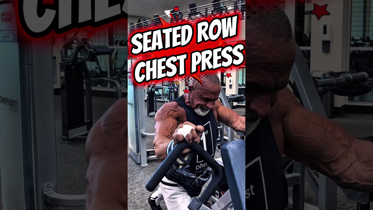 SEATED ROW, CHEST PRESS #workout #motivation #muscle #workouttips #exercise