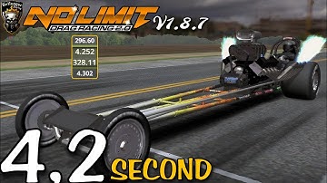 4.2 Second Tune Dragster No Limit Drag Racing 2 Full system Tuning 1/4 mile