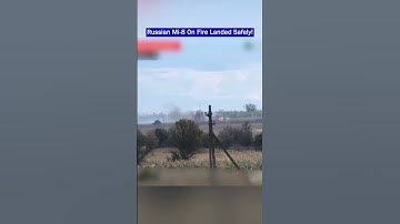 Russian Mi-8 Helicopter Hit by Drone But Lands Safely