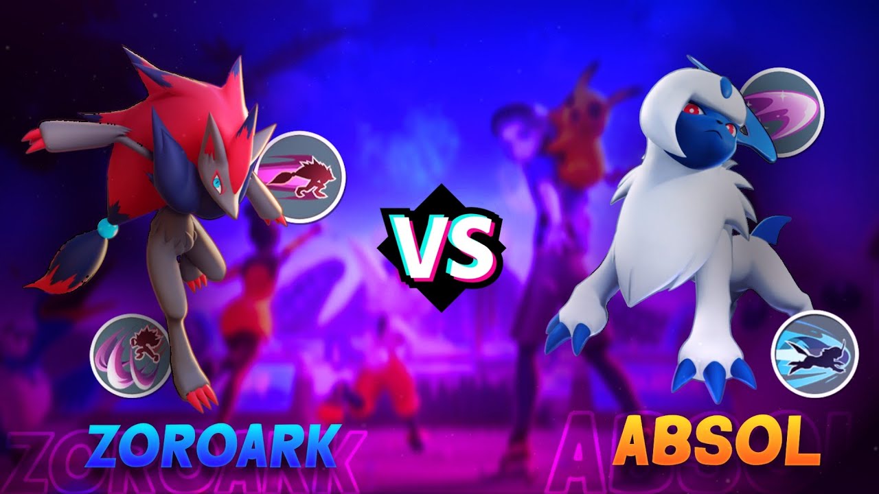 ZOROARK VS ABSOL | POKEMON UNITE - YouTube