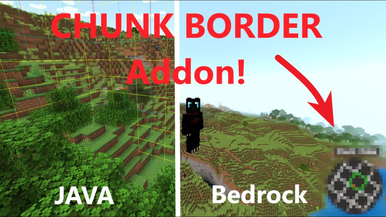 Wie Kann Man Die Chunks In Minecraft Sehen CHUNK BORDER in Minecraft Bedrock anzeigen! +Download (MCPE DL Addon