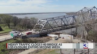 Patience is key: Week 2 of construction on I-55 bridge