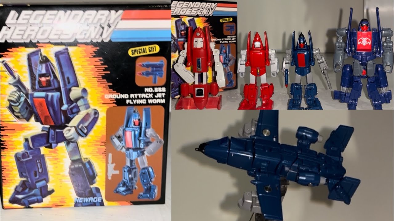 Newage flying worm review. Legendary heroes H55 S transformers combiner