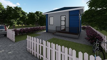 Sketchup - Speed Build - TINY HOUSE DESIGN