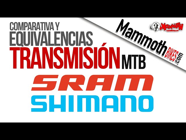 Comparativa cassettes MTB de 12 velocidades: SRAM, Shimano