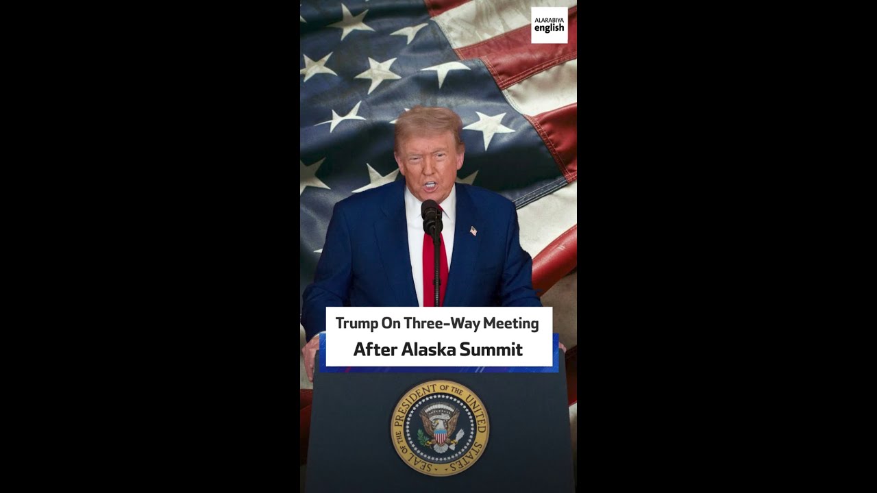 Trump On Three-Way Meeting After Alaska Summit