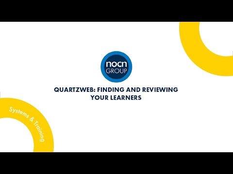 QuartzWeb - Finding and reviewing your learners