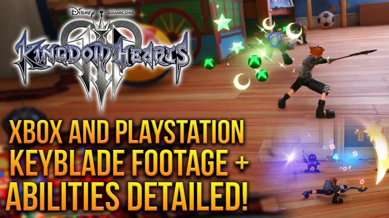 Kingdom Hearts 3 - Playstation And Xbox Keyblade Gameplay Plus ...
