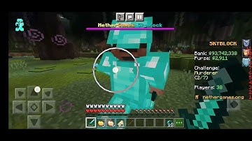 "zTiPvP" and "ManpreetSA75" hacking on nethergames skyblock