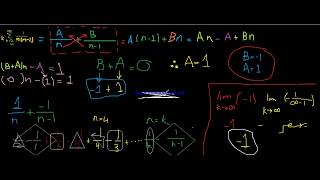 Sum of telescoping series كالكولس 2  بالعربي |شرح سلسلة تليسكوبينغ  بالعربي|