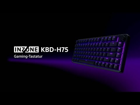 Wir stellen vor: die Sony INZONE KBD-H75 Gaming-Tastatur
