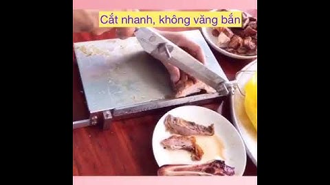 Chặt thịt gà, chặt xương, thái thịt đông lạnh #daochatga #dao #daochatxuong