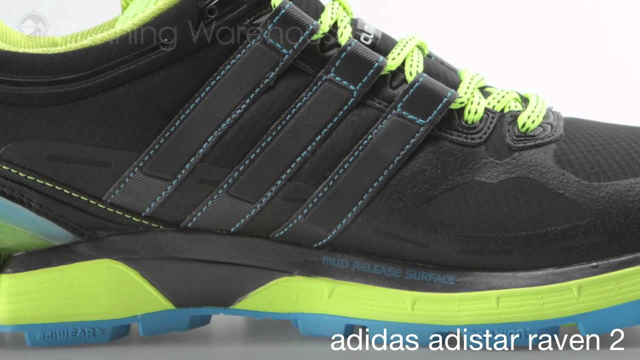 blanco lechoso negro Extra adidas Adistar Raven 2 Men - YouTube