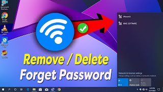 Forget or Remove a Wireless Network on Windows 10  How To Delete WIFI Network Windows 10 PC / Laptop