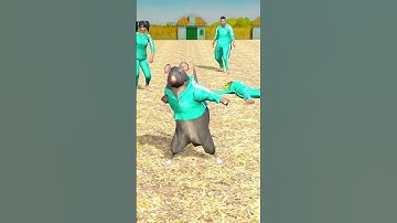 When the Dancing Rat enters Squid Game 🐭 #shorts #babyduck
